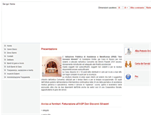 Tablet Screenshot of dongiovannisilvestri.it